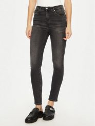 Calvin Klein Jeans Jeansy J20J224493 Czarny Skinny Fit. Czarne jeansy Calvin Klein Jeans, bez wzorów, z bawełny. Za 329.99 zł.