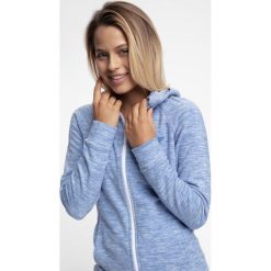 Polar damski PLD302 - niebieski melanż. Bluzy z polaru marki 4f. W wyprzedaży za 99.99 zł.