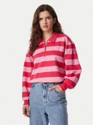 Adidas Spodnie dresowe Essentials Contemporary French Terry Longsleeve Polo KR3548 Różowy Regular Fit. Czerwone spodnie dresowe adidas, bez wzorów, z bawełny. Za 278.99 zł.