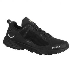 Buty trekkingowe damskie Salewa Pedroc Ptx. Czarne buty trekkingowe Salewa, bez wzorów, z materiału, bez zapięcia, trekkingowe. Za 960.00 zł.