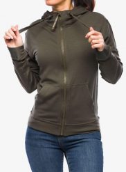 Bluza rozpinana damska Super.natural Solution Hoodie. Zielone bluzy super.natural, l, bez wzorów, z materiału, bez ramiączek, z kapturem. Za 609.39 zł.