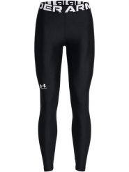 Under Armour Legginsy sportowe "HeatGear" w kolorze czarnym rozmiar: M. Czarne legginsy Under Armour, bez wzorów, z materiału, sportowe. Za 127.65 zł.
