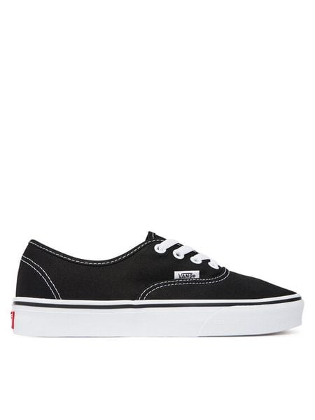 Vans Tenisówki Authentic VN000E9BBLA1 Czarny. Czarne trampki Vans, bez wzorów, z materiału, bez zapięcia. Za 259.99 zł.