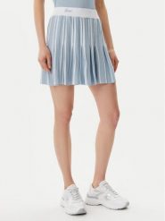 Guess Spódnica plisowana V5GD00 Z3D60 Błękitny Regular Fit. Niebieskie spódnice Guess, xxs, z aplikacjami, z wiskozy, mini. Za 276.50 zł.