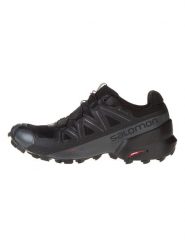 SALOMON Buty "Speedcross 5 GTX" w kolorze czarnym do biegania rozmiar: 41 1/3. Czarne buty do biegania Salomon, bez wzorów, z gore-texu, bez zapięcia, do biegania, gore-tex. Za 397.17 zł.