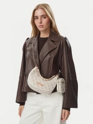Guess Torebka J5BZ09 WFV20 Kremowy. Białe torebki klasyczne Guess, z aplikacjami, bez dodatków. Za 324.99 zł.