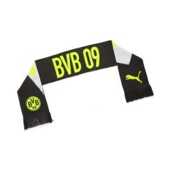 Szalik Borussia Dortmund Essentials PUMA. Czarne szaliki i kominy Puma, na jesień, bez wzorów, z dzianiny. Za 109.00 zł.