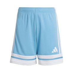 Szorty dla dzieci adidas Squadra25. Białe szorty adidas, bez wzorów, sportowe. Za 61.99 zł.