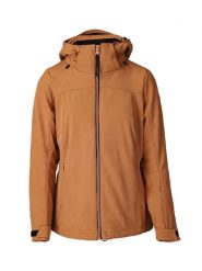 Brunotti Softshellowa kurtka narciarska "Aries" w kolorze karmelowym rozmiar: XS. Brązowe kurtki narciarskie Brunotti, m, bez wzorów, bez kaptura, narciarskie. Za 252.99 zł.