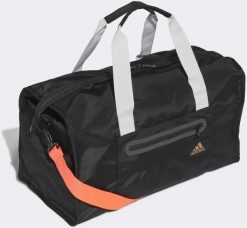 Torba sportowa Adidas ID Duffel Bag czarna. Czarne torby sportowe adidas, bez wzorów, z poliesteru, na ramię. Za 301.99 zł.