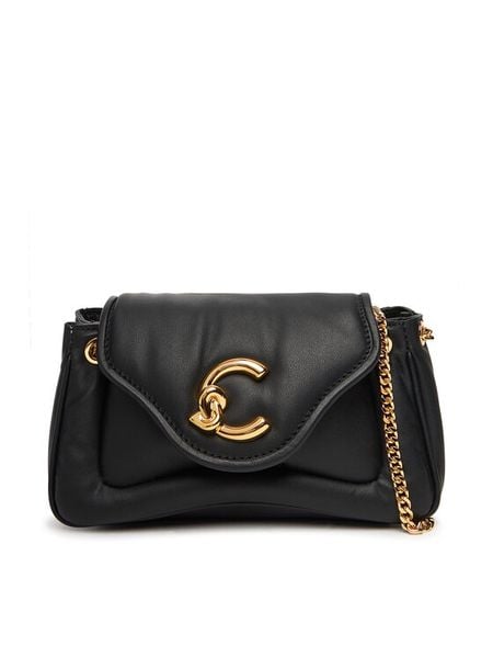 Coccinelle Torebka SUE Coccinelle C-Me Fluffy E1 SUE 12 02 01 Czarny. Czarne kopertówki Coccinelle, bez wzorów, ze skóry, wizytowe, bez dodatków. Za 979.00 zł.