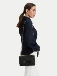 Just Cavalli Torebka 80RA4BBA ZS766 Czarny. Czarne kopertówki Just Cavalli, bez wzorów, ze skóry, wizytowe, bez dodatków. Za 816.99 zł.