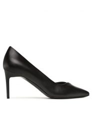 Max Mara Szpilki Phyllis 23452629376 Czarny. Czarne szpilki Max Mara, bez wzorów, ze skóry, bez obcasa, na szpilce, bez zapięcia. Za 2,339.00 zł.