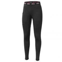 Legginsy do jazdy konnej damskie Start Colchester elastyczne, z pełnym lejem. Czarne legginsy START, bez wzorów, sportowe. Za 202.99 zł.