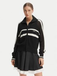 Guess Kardigan V6GR08 Z0729 Czarny Regular Fit. Czarne swetry Guess, m, z aplikacjami, z wiskozy, bez ramiączek. Za 524.99 zł.