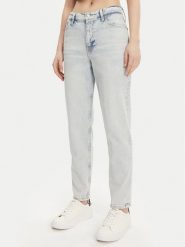 Calvin Klein Jeans Jeansy J20J225139 Niebieski Mom Fit. Niebieskie jeansy Calvin Klein Jeans, bez wzorów, z bawełny. Za 359.99 zł.