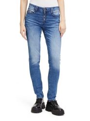 CARTOON Dżinsy - Slim fit - w kolorze niebieskim rozmiar: 44. Niebieskie jeansy Cartoon, bez wzorów, klasyczne. Za 128.25 zł.