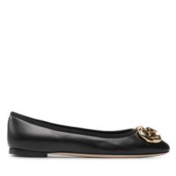 Baleriny GIUSEPPE ZANOTTI. Czarne baleriny GIUSEPPE ZANOTTI, bez wzorów, bez obcasa, bez zapięcia. Za 1,799.00 zł.