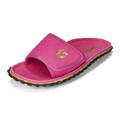 Klapki Gumbies Strider Slide Women Pink GU-SDSTR029 różowe. Czerwone klapki bez wzorów, z bawełny, sportowe, bez obcasa, bez zapięcia. Za 306.84 zł.
