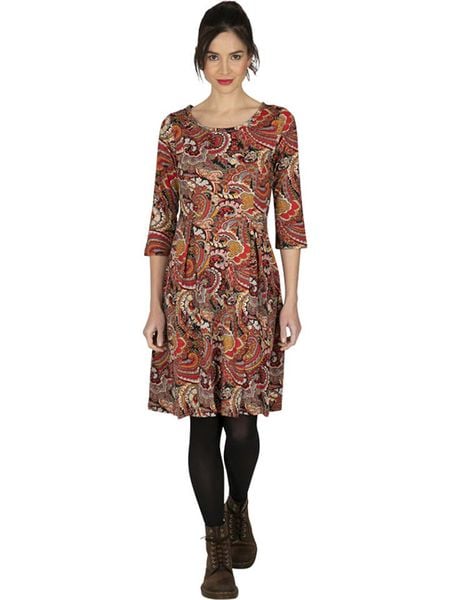 Aller Simplement Sukienka ze wzorem rozmiar: 36/38. Sukienki Aller Simplement, bez wzorów, z bawełny, klasyczne, bez kołnierzyka, bez ramiączek, midi, rozkloszowane. Za 87.95 zł.