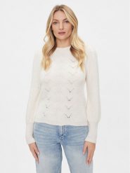 Vila Sweter 14088026 Beżowy Regular Fit. Brązowe swetry Vila, m, bez wzorów, z syntetyku, bez ramiączek. Za 129.99 zł.