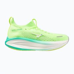 Buty do biegania damskie Mizuno Neo Vista 3. Zielone buty do biegania Mizuno, bez wzorów, z materiału, bez zapięcia, do biegania, mizuno wave. Za 779.99 zł.