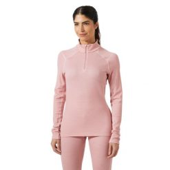 Bluza damska z zamkiem 1/2 Helly Hansen Lifa Midw. Czerwone bluzy Helly Hansen, na lato, l, bez wzorów, z materiału, bez ramiączek, bez kaptura. Za 476.00 zł.