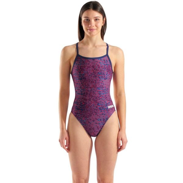 Strój Kąpielowy Damski Arena Snakeskin Swimsuit Challengeback. Niebieskie stroje jednoczęściowe Arena, bez wzorów, z materiału, sportowe. Za 259.99 zł.