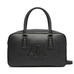 Torebka Armani Exchange. Czarne torebki klasyczne Armani Exchange, bez wzorów, klasyczne, bez dodatków. Za 619.99 zł.