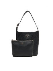 Guess Torebka Cresidia II HWPD98 88040 Czarny. Czarne torebki klasyczne Guess, z aplikacjami, ze skóry, bez dodatków. Za 539.99 zł.