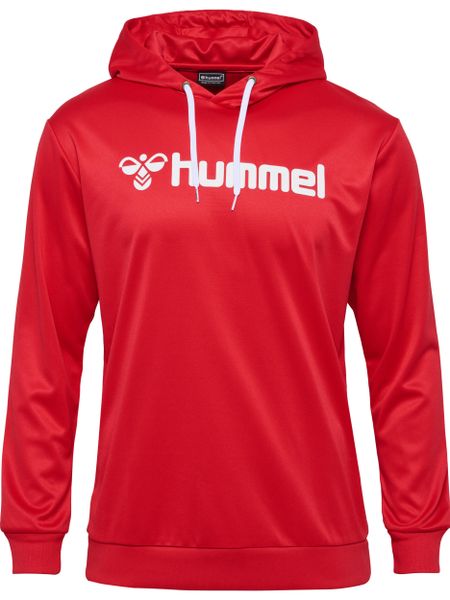 Bluza z kapturem Hummel Logo. Czarne bluzy z kapturem Hummel, l, bez wzorów, z materiału, z kapturem, na fitness i siłownię. Za 177.05 zł.