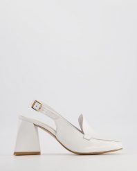 BIAŁE SANDAŁY 8757 NAP BIANCO. Białe sandały Venezia, bez wzorów, ze skóry, bez obcasa, bez zapięcia. Za 299.00 zł.