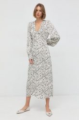 Liviana Conti sukienka midi prosta. Sukienki Liviana Conti, na co dzień, bez wzorów, z satyny, bez kołnierzyka, bez ramiączek, midi, proste. W wyprzedaży za 1,179.90 zł.