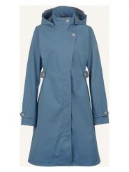 Finside Trencz "Takki" w kolorze błękitnym rozmiar: 36. Niebieskie płaszcze finside, bez wzorów, bez kaptura. Za 437.17 zł.