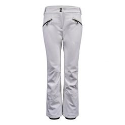 Damskie spodnie narciarskie softshell Killtec Thônes. Białe spodnie narciarskie Killtec, bez wzorów, z materiału, narciarskie. Za 425.50 zł.