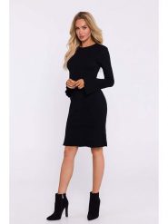 Made of emotion Sukienka w kolorze czarnym rozmiar: S/M. Czarne sukienki Made Of Emotion, m, bez wzorów, bez kołnierzyka, bez ramiączek, mini. Za 177.95 zł.
