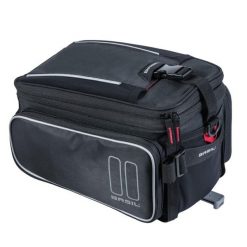 Torba na bagaż „Sport Design MIK”. Czarne torby sportowe BASIL, bez wzorów, z materiału, na ramię. Za 509.90 zł.