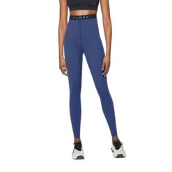 Damskie legginsy termoaktywne ze 100% wełny merynosów - Bjork 210. Niebieskie bielizna termoaktywna damska FJORK MERINO, bez wzorów, z wełny, sportowe. Za 479.00 zł.
