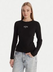 Guess Jeans T-Shirt W6RP21 KA0H1 Różowy Slim Fit. Czerwone t-shirty Guess Jeans, xs, z aplikacjami, z bawełny, bez kołnierzyka, bez ramiączek. Za 159.99 zł.