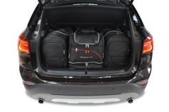 Torby Do Bagażnika Bmw X1 Phev 2020-2022 4Szt Kjust. Czarne torby podróżne KJUST, bez wzorów, z kauczuku. Za 1,214.00 zł.