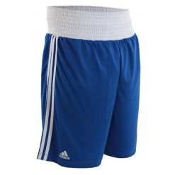 Szorty adidas Aiba. Niebieskie szorty adidas, bez wzorów, sportowe. Za 149.50 zł.