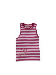 Peak Mountain Top w kolorze biało-różowym rozmiar: 98. Białe topy Peak Mountain, bez wzorów, z bawełny, bez kołnierzyka, bez ramiączek. Za 26.99 zł.