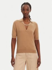 Liu Jo Sweter WA5222 MS49I Brązowy Regular Fit. Brązowe swetry Liu Jo, xl, bez wzorów, z wiskozy, bez ramiączek. Za 609.99 zł.