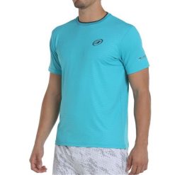 Bullpadel Meira T-shirt. Niebieskie t-shirty bullpadel, bez wzorów, sportowe, bez kołnierzyka, bez ramiączek. W wyprzedaży za 160.30 zł.
