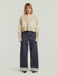 G-Star Bluza w kolorze beżowym rozmiar: M. Brązowe bluzy bez kaptura G-Star, m, bez wzorów, z bawełny, bez kaptura. Za 230.00 zł.