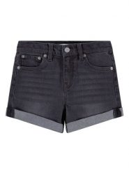 Levi's Kids Szorty dżinsowe w kolorze antracytowym rozmiar: 158. Czarne szorty Levi's Kids, z aplikacjami, ze skóry, klasyczne. Za 70.57 zł.