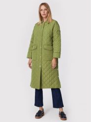 Tommy Hilfiger Kurtka puchowa Quilted Sorona WW0WW35551 Zielony Relaxed Fit. Zielone kurtki Tommy Hilfiger, l, bez wzorów, z puchu, bez kaptura. Za 879.99 zł.