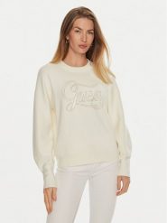 Guess Sweter Laura W4BR07 Z26I2 Écru Regular Fit. Swetry Guess, xs, z aplikacjami, z wiskozy, bez ramiączek. Za 479.99 zł.