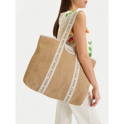 Torebka Nine West. Brązowe shopper bag Nine West, bez wzorów, bez dodatków. Za 99.99 zł.