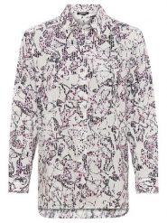 Olsen Koszula 12001774 Biały Regular Fit. Białe koszule Olsen, bez wzorów, z bawełny, bez kołnierzyka, bez ramiączek. Za 549.99 zł.